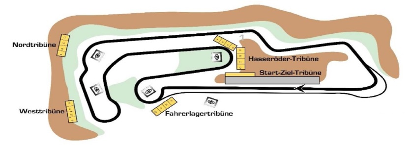 DTM Oschersleben Streckenplan