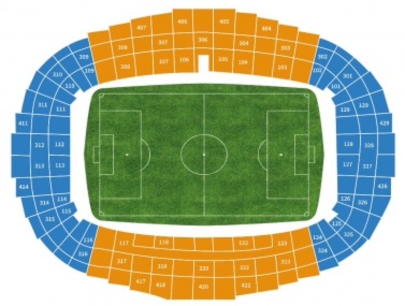 Stadionplan PSG