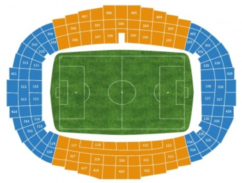 Stadionplan PSG Stadionplan PSG