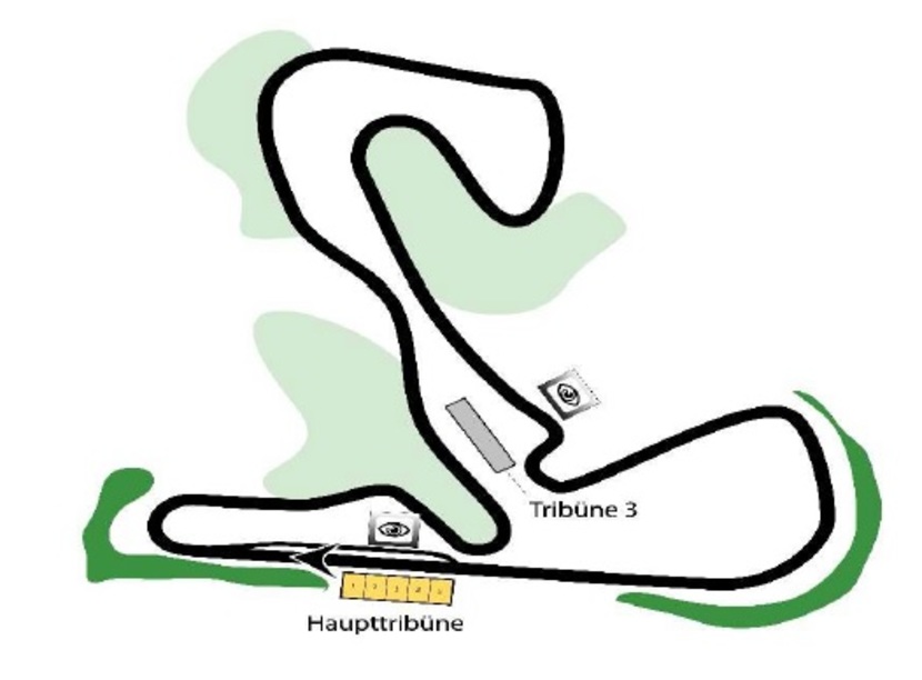 DTM Zandvoort Streckenplan