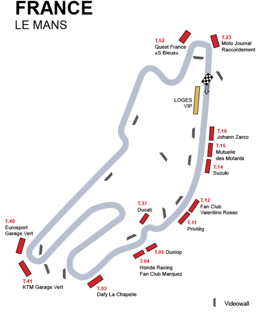 Streckenplan Le Mans Streckenplan Le Mans
